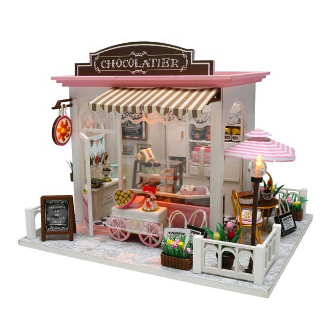 Chocolate Shop Cottage Miniature