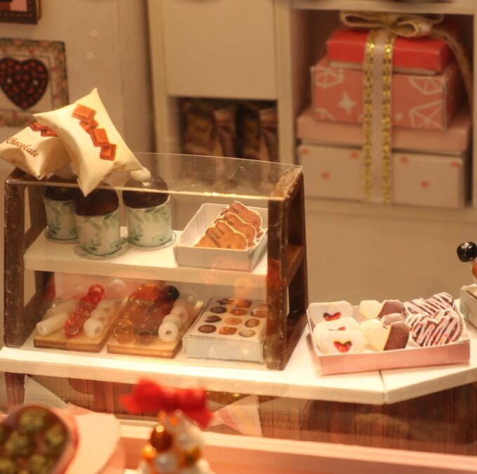 Cottage Miniature Chocolate Shop