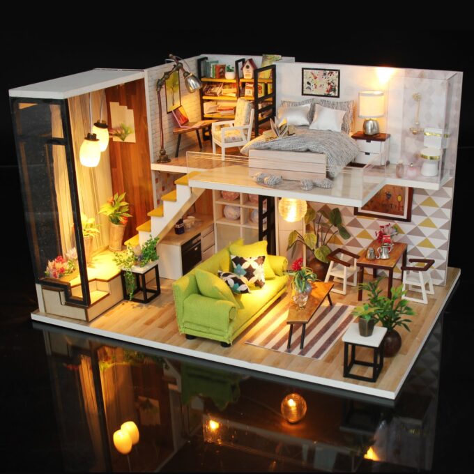 Enjoy The Romantic Nordic Cottage Miniature